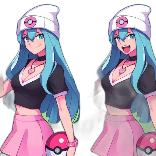 dress, concept art, 3d render, anime transparent PNG cut-out