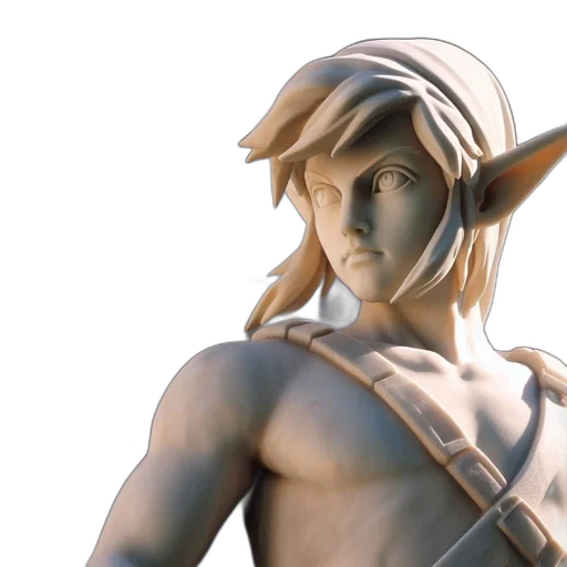 face, sword, 3d render, fantasy art transparent PNG cut-out