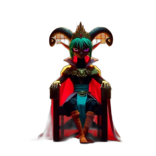 mask, dragon, creature, staff transparent PNG cut-out