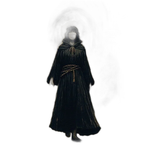 dress, staff, mask, creature transparent PNG cut-out