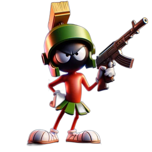 weapon, animal, robot, staff transparent PNG cut-out