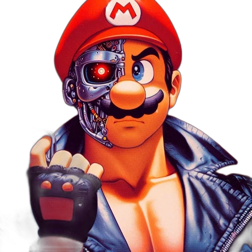 mask, robot, face, weapon transparent PNG cut-out