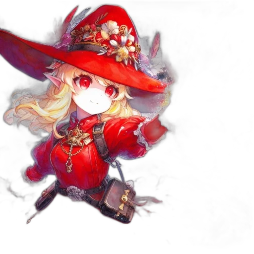 staff, hat, weapon, dragon transparent PNG cut-out