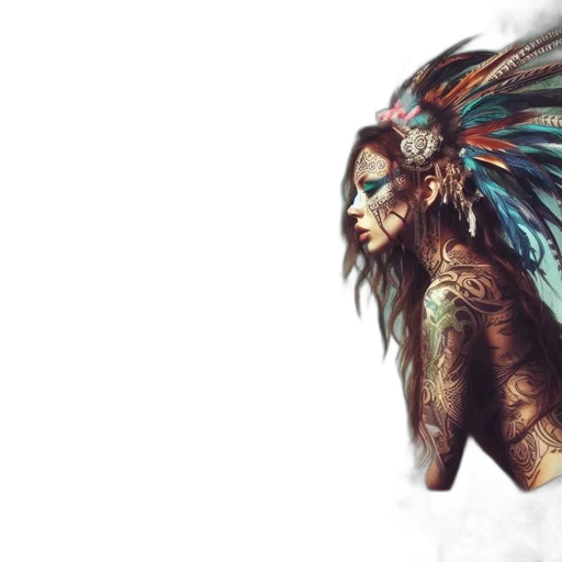 creature, hair, fantasy art, concept art transparent PNG cut-out