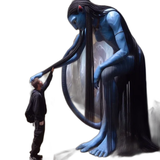 creature, robot, concept art, fantasy art transparent PNG cut-out