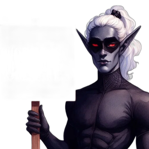 staff, creature, fantasy art, concept art transparent PNG cut-out