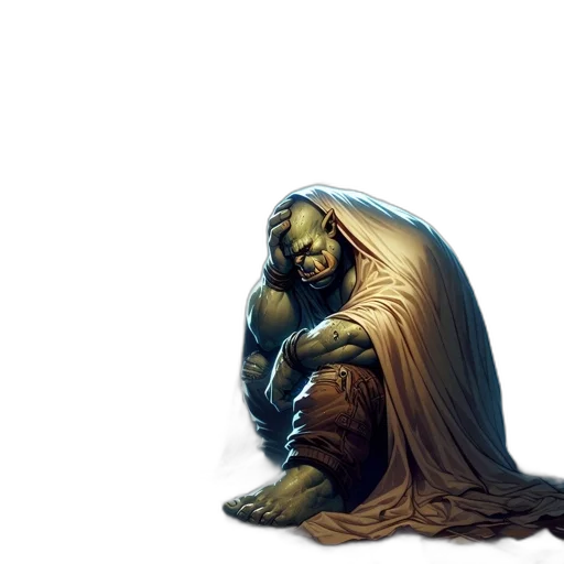 creature, mask, concept art, fantasy art transparent PNG cut-out