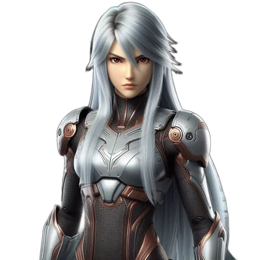 robot, concept art, fantasy art, 3d render transparent PNG cut-out