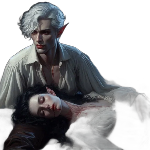 concept art, fantasy art, photorealistic, oil painting transparent PNG cut-out