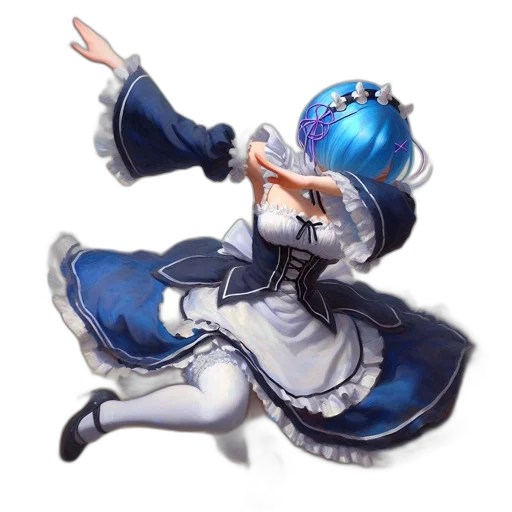 staff, dress, robot, weapon transparent PNG cut-out