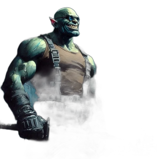 concept art, comic book art, 3d render, fantasy art transparent PNG cut-out
