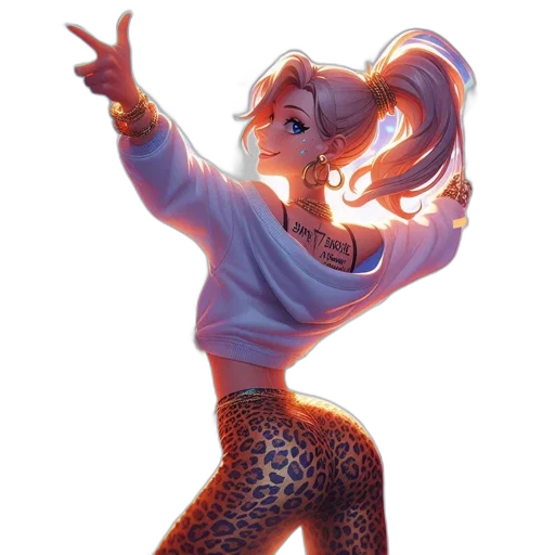 staff, concept art, cartoon, comic book art transparent PNG cut-out