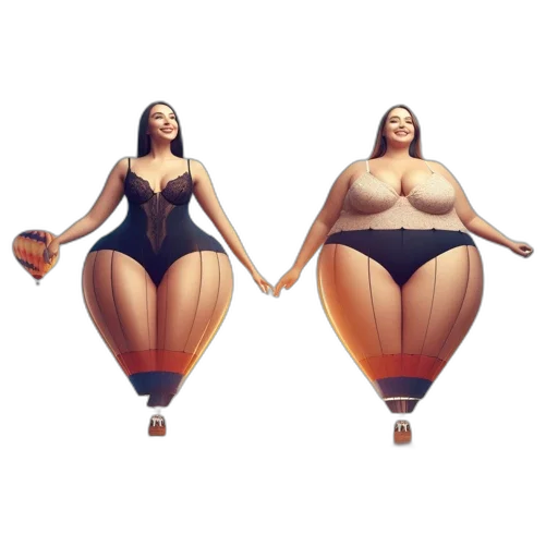 dress, food, concept art, 3d render transparent PNG cut-out