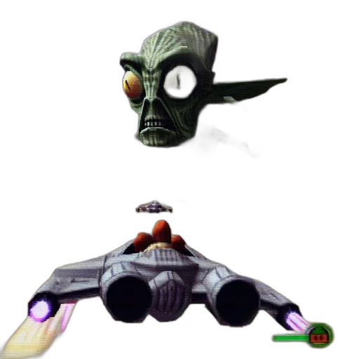 weapon, mask, creature, staff transparent PNG cut-out