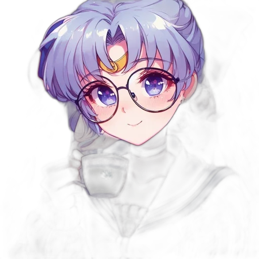 crown, staff, face, anime transparent PNG cut-out