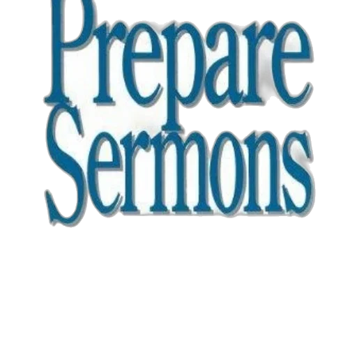 prepare, sermons, william, evans transparent PNG cut-out