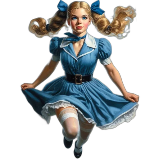 dress, staff, concept art, comic book art transparent PNG cut-out