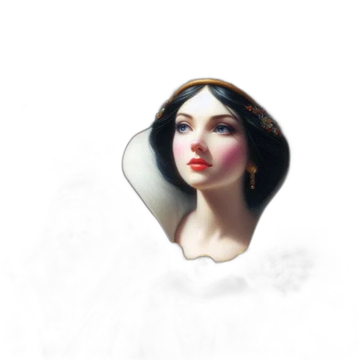 jewelry, face, crown, staff transparent PNG cut-out