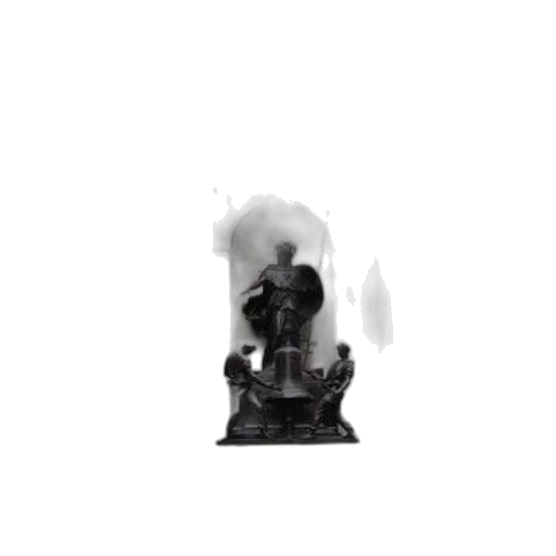 robot, mask, weapon, crown transparent PNG cut-out