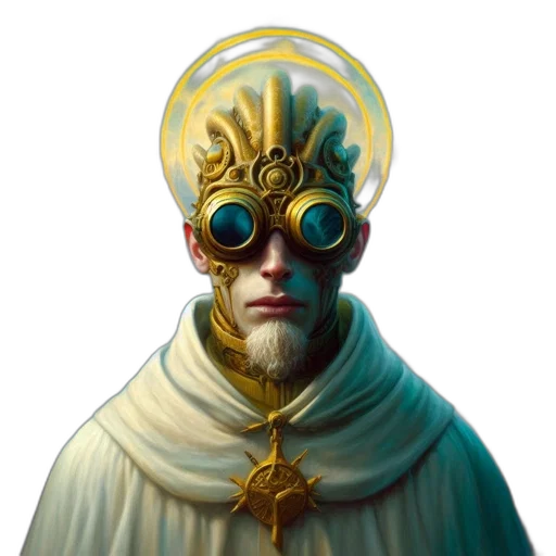 mask, staff, crown, face transparent PNG cut-out