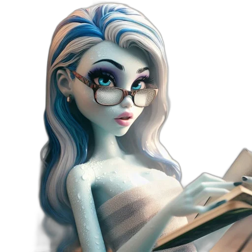 dress, staff, fantasy art, comic book art transparent PNG cut-out