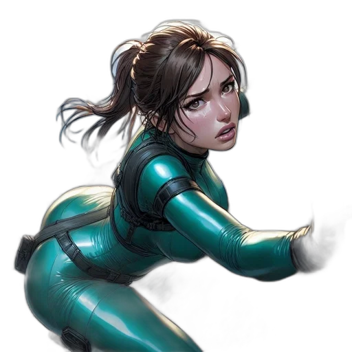robot, comic book art, concept art, cyberpunk transparent PNG cut-out