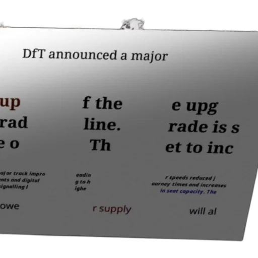department, transport, announced, major transparent PNG cut-out