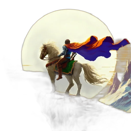 concept art, fantasy art, comic book art, watercolor transparent PNG cut-out
