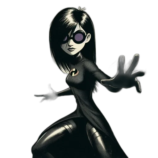 mask, robot, staff, comic book art transparent PNG cut-out