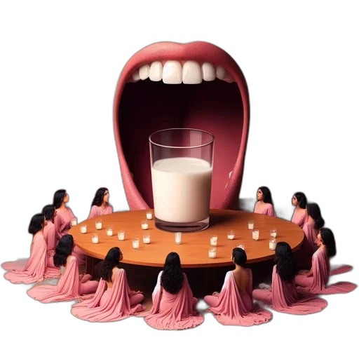 food, crown, concept art, 3d render transparent PNG cut-out