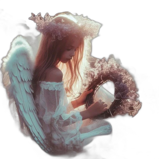 mask, hair, dress, crown transparent PNG cut-out