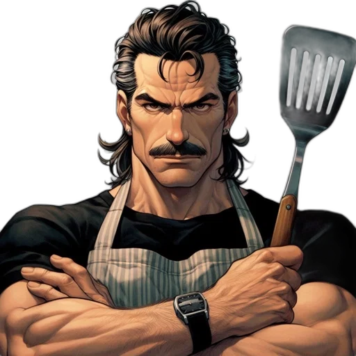 staff, food, weapon, comic book art transparent PNG cut-out