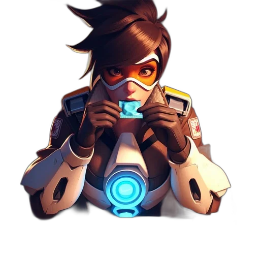 robot, mask, weapon, jacket transparent PNG cut-out