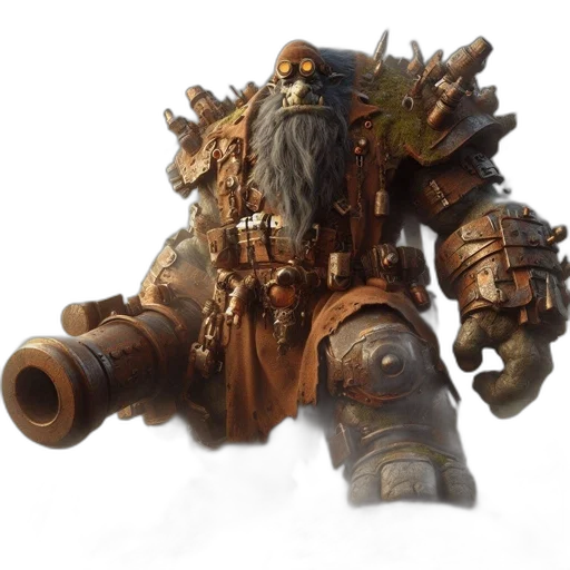 weapon, staff, robot, face transparent PNG cut-out