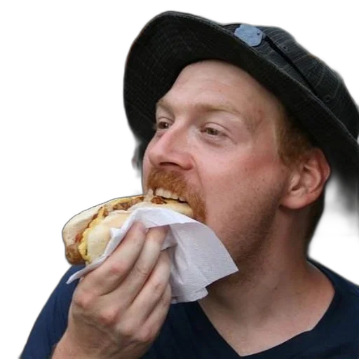 food, face, hat, staff transparent PNG cut-out