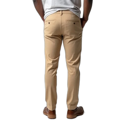jacket, staff, 3d render, earth tones transparent PNG cut-out