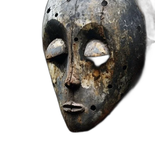 mask, face, jewelry, staff transparent PNG cut-out