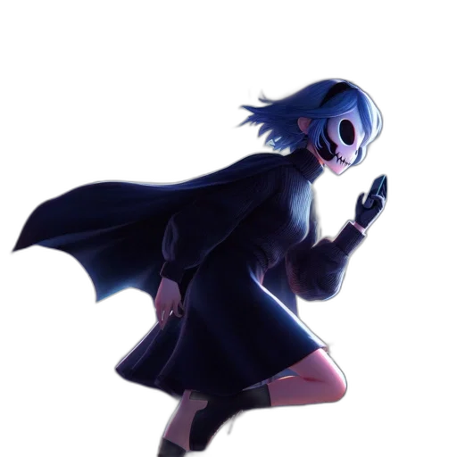dress, staff, mask, jacket transparent PNG cut-out