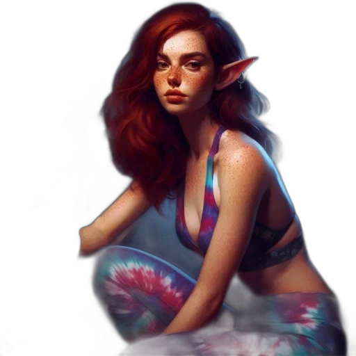 dress, creature, fantasy art, concept art transparent PNG cut-out