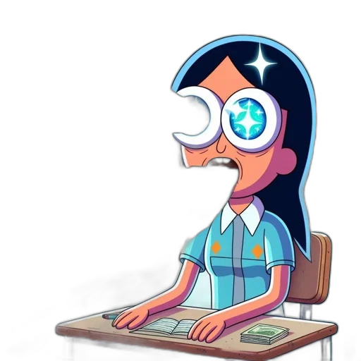 staff, cartoon, concept art, 3d render transparent PNG cut-out