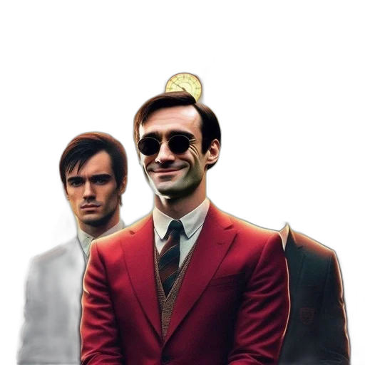 jacket, face, robot, crown transparent PNG cut-out