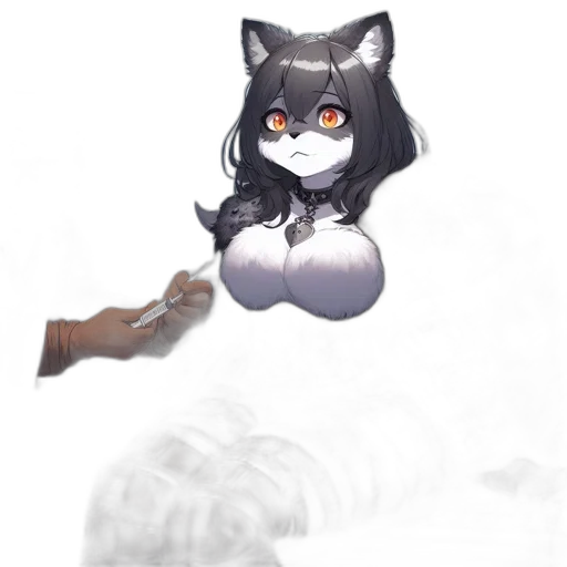 weapon, creature, staff, mask transparent PNG cut-out
