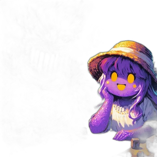 hat, creature, flower, mask transparent PNG cut-out