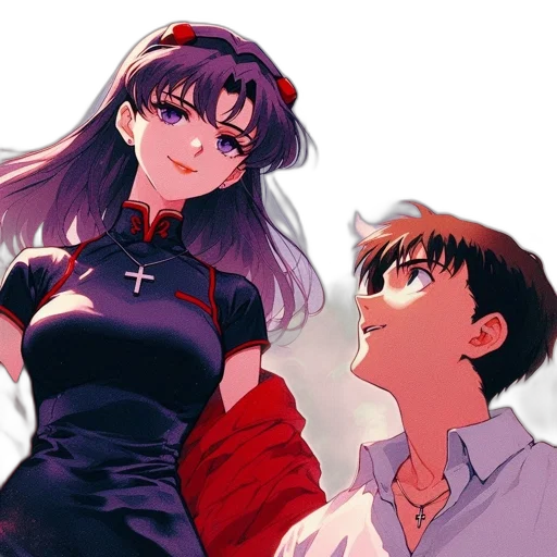 anime, vaporwave, pixel art, concept art transparent PNG cut-out