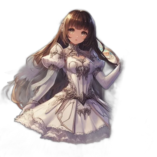 dress, crown, staff, weapon transparent PNG cut-out