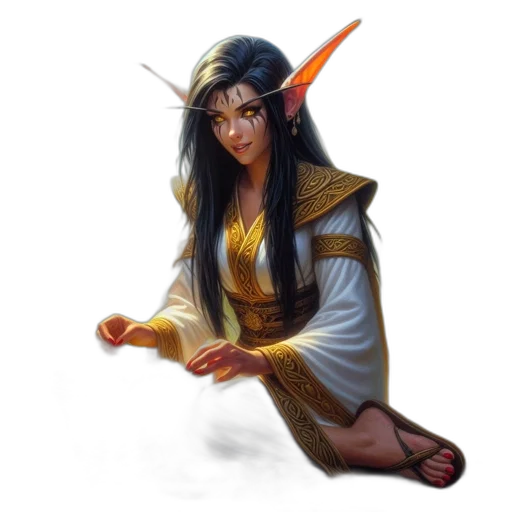 staff, dragon, sword, fantasy art transparent PNG cut-out