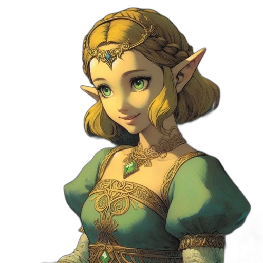 staff, crown, dress, face transparent PNG cut-out