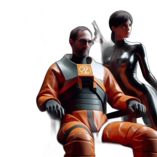 robot, jacket, concept art, cyberpunk transparent PNG cut-out