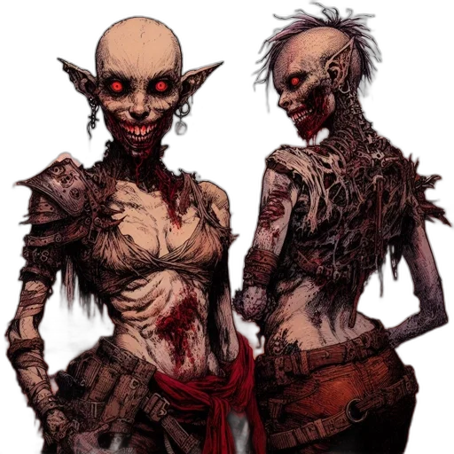 creature, concept art, fantasy art, comic book art transparent PNG cut-out