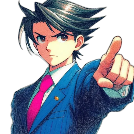staff, jacket, face, anime transparent PNG cut-out